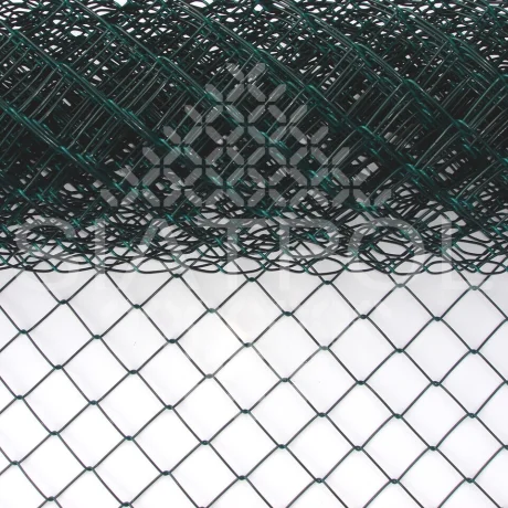 PVC-coated fencing mesh