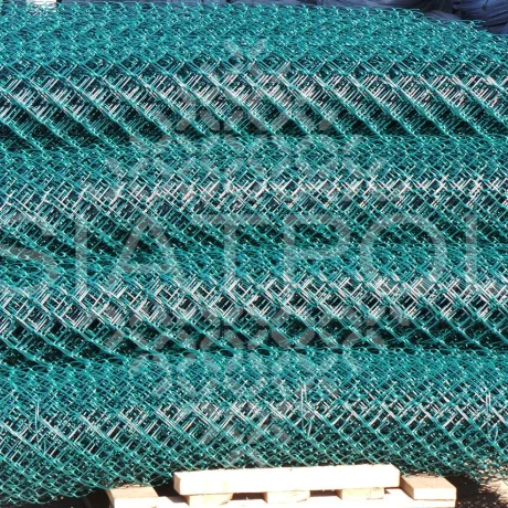 PVC-coated fencing mesh