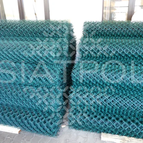 PVC-coated fencing mesh