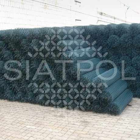 PVC-coated fencing mesh
