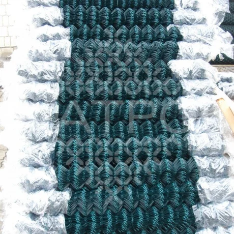 PVC-coated fencing mesh