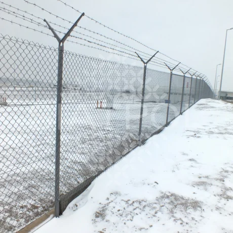 Gallery of realised galvanised mesh fences