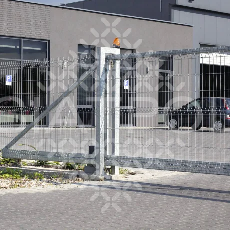 Galeria realizacji bram przesuwnych wypełnionych panelem